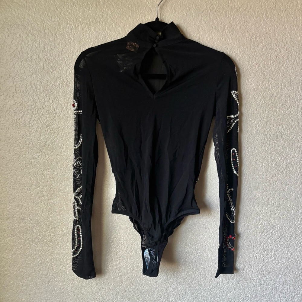 Flip em the bird mesh bodysuit - Picture 7 of 9